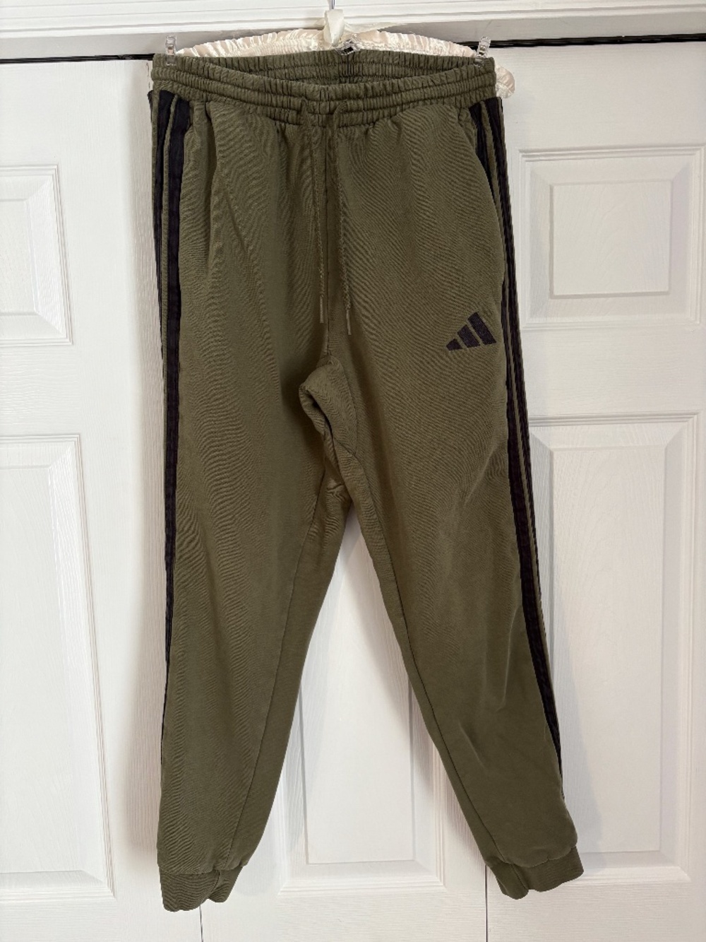 Men's SM Adidas 3-Stripes Jogger - Green